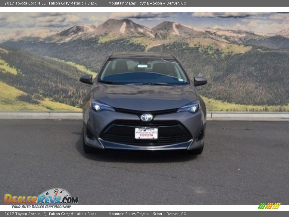 2017 Toyota Corolla LE Falcon Gray Metallic / Black Photo #2