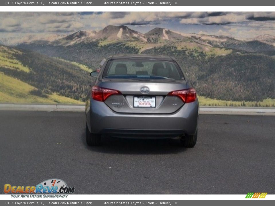 2017 Toyota Corolla LE Falcon Gray Metallic / Black Photo #4