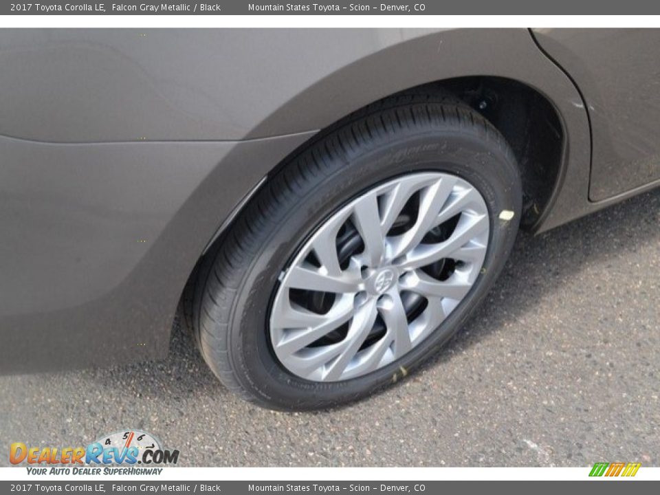 2017 Toyota Corolla LE Falcon Gray Metallic / Black Photo #9