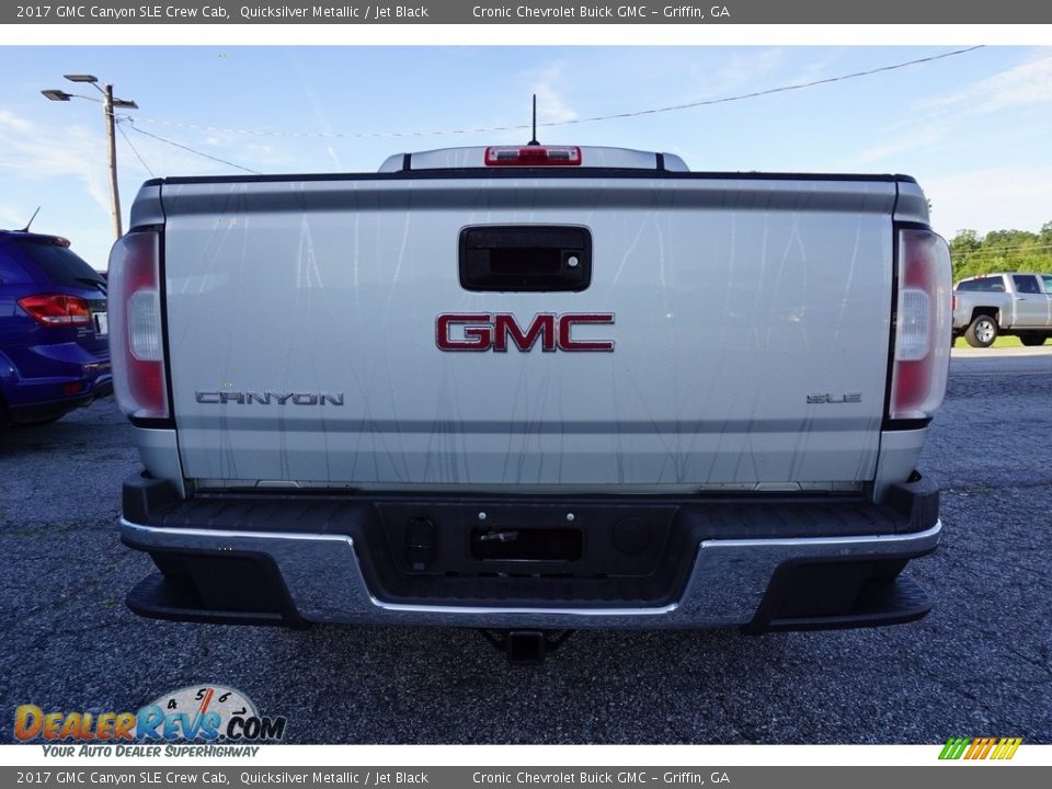 2017 GMC Canyon SLE Crew Cab Quicksilver Metallic / Jet Black Photo #6