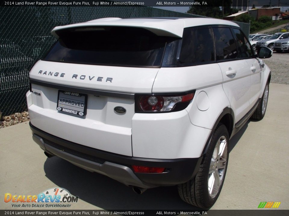 2014 Land Rover Range Rover Evoque Pure Plus Fuji White / Almond/Espresso Photo #3