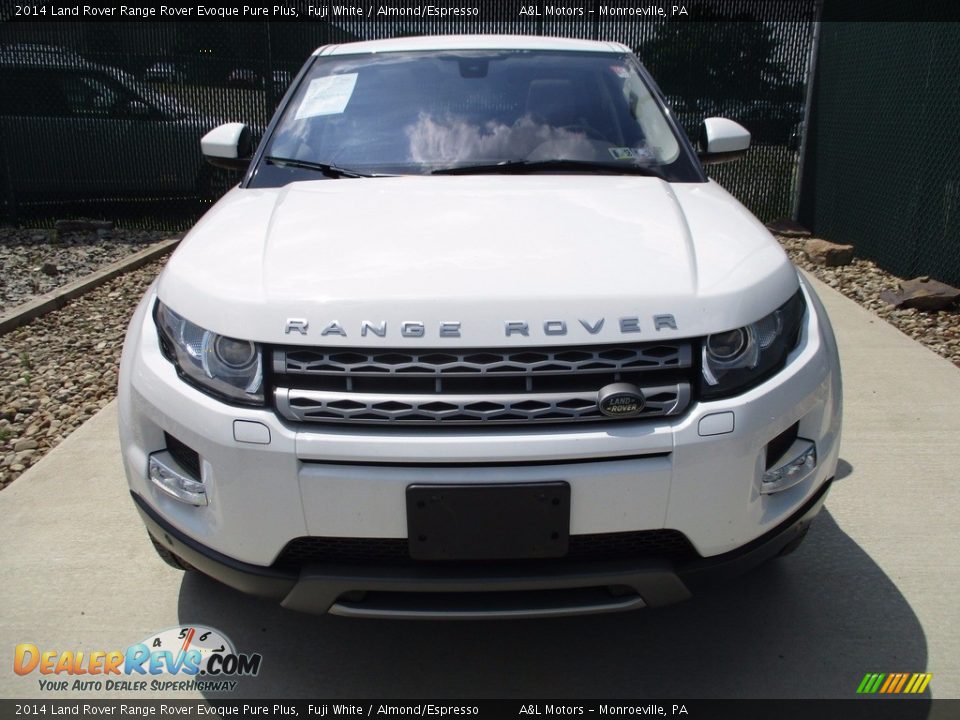 2014 Land Rover Range Rover Evoque Pure Plus Fuji White / Almond/Espresso Photo #6