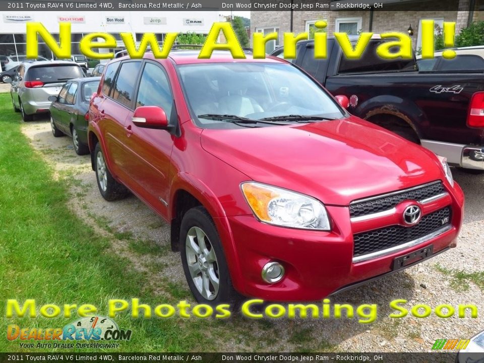 2011 Toyota RAV4 V6 Limited 4WD Barcelona Red Metallic / Ash Photo #1