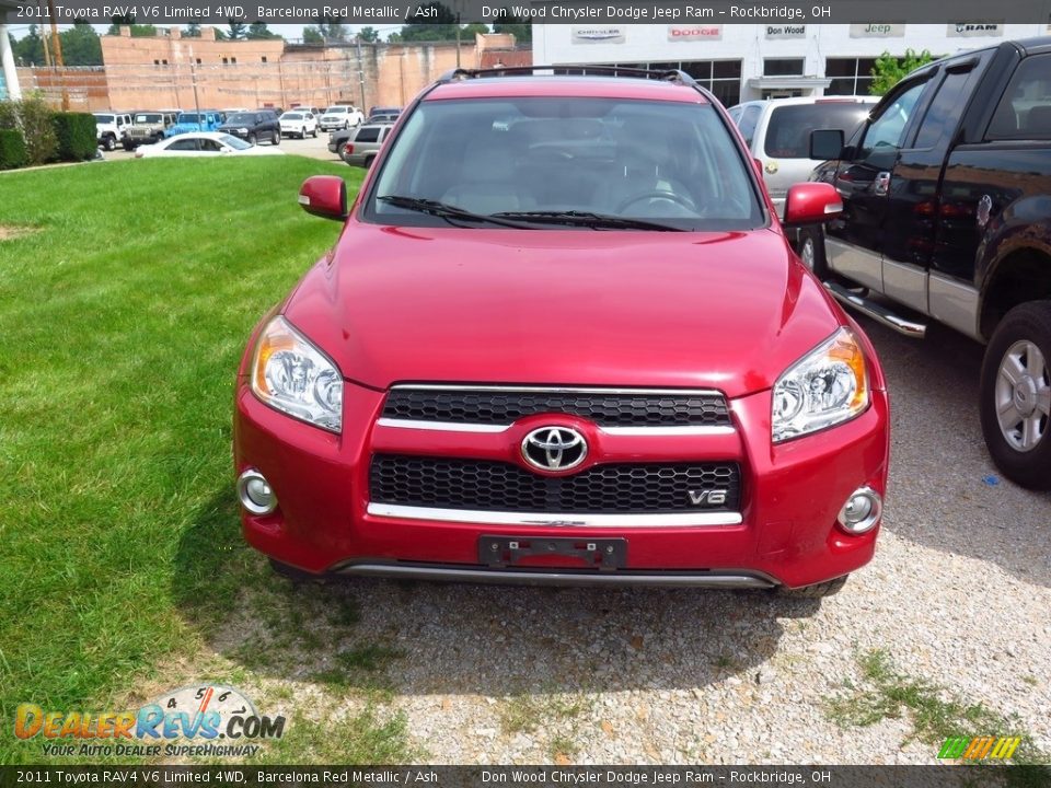 2011 Toyota RAV4 V6 Limited 4WD Barcelona Red Metallic / Ash Photo #2