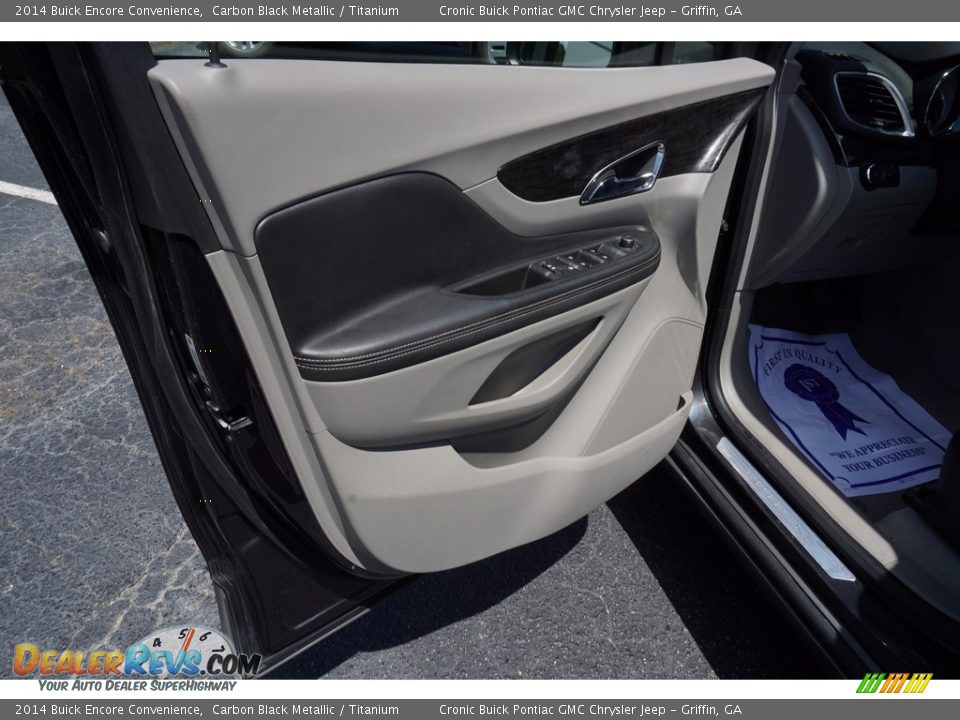 2014 Buick Encore Convenience Carbon Black Metallic / Titanium Photo #11