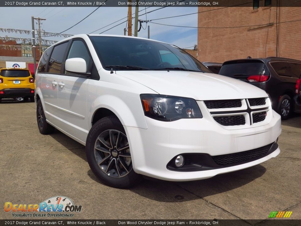 2017 Dodge Grand Caravan GT White Knuckle / Black Photo #1
