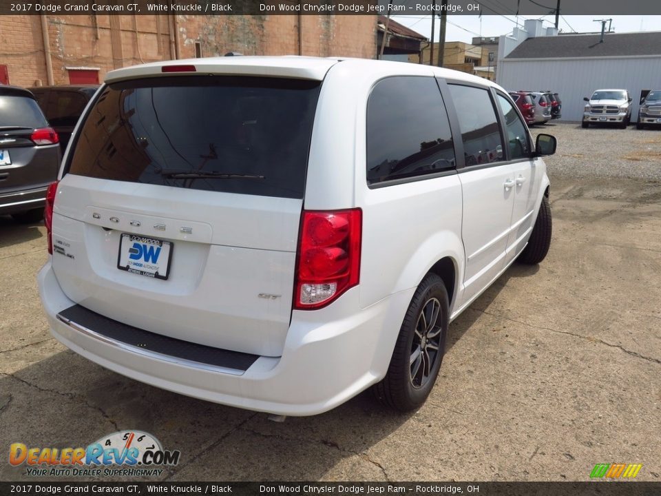 2017 Dodge Grand Caravan GT White Knuckle / Black Photo #7