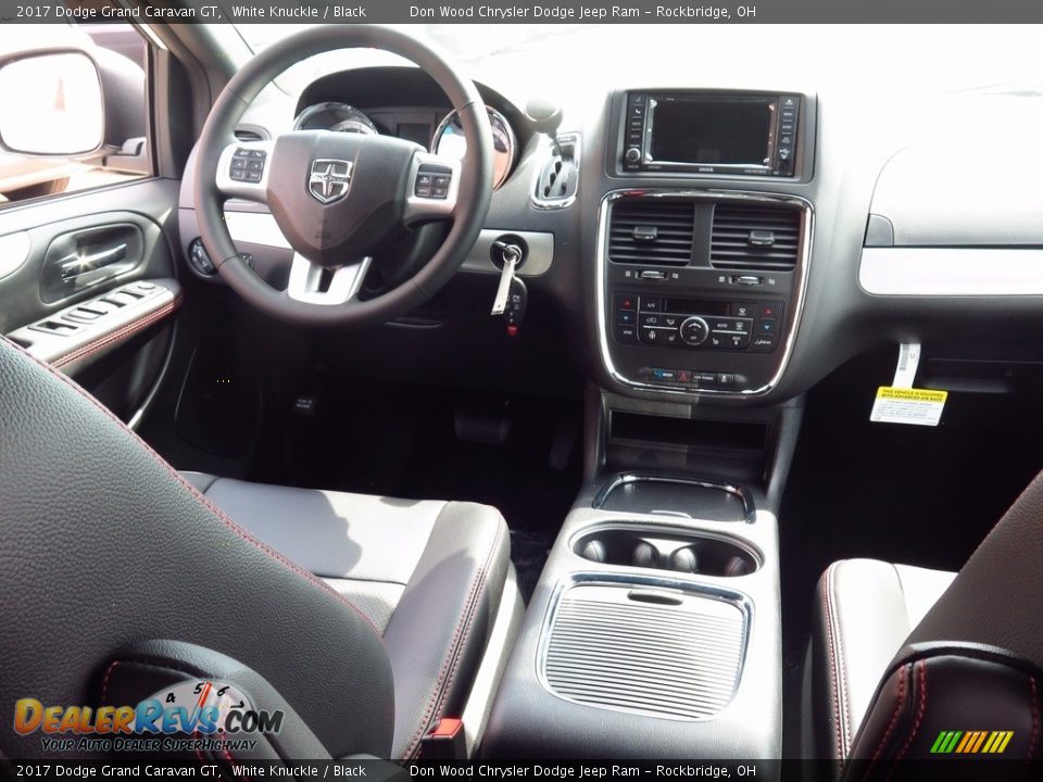 2017 Dodge Grand Caravan GT White Knuckle / Black Photo #8