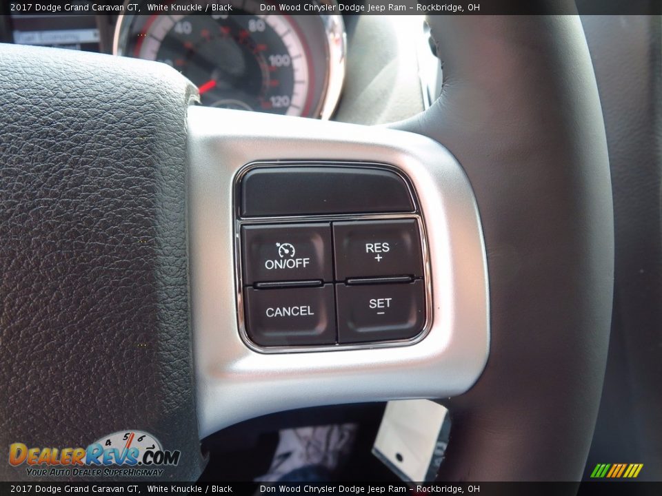 2017 Dodge Grand Caravan GT White Knuckle / Black Photo #19