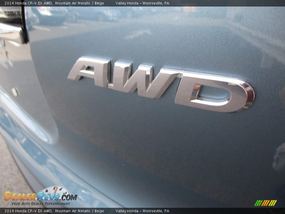 2014 Honda CR-V EX AWD Mountain Air Metallic / Beige Photo #6