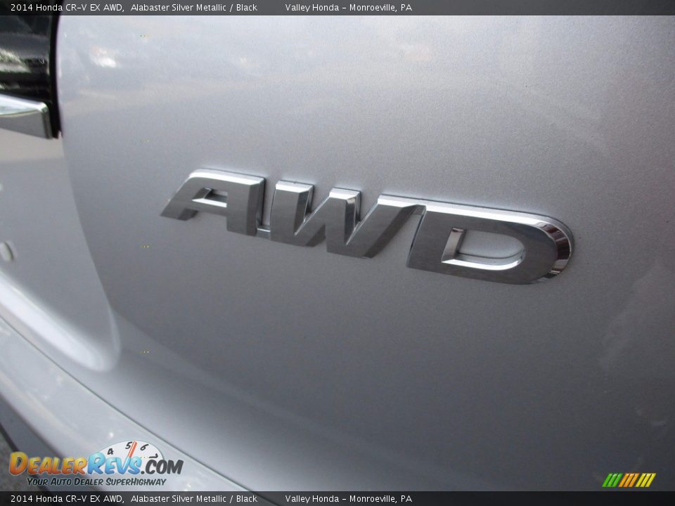 2014 Honda CR-V EX AWD Alabaster Silver Metallic / Black Photo #6