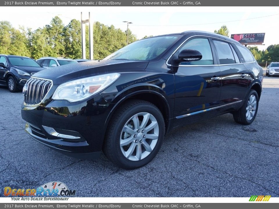 2017 Buick Enclave Premium Ebony Twilight Metallic / Ebony/Ebony Photo #3