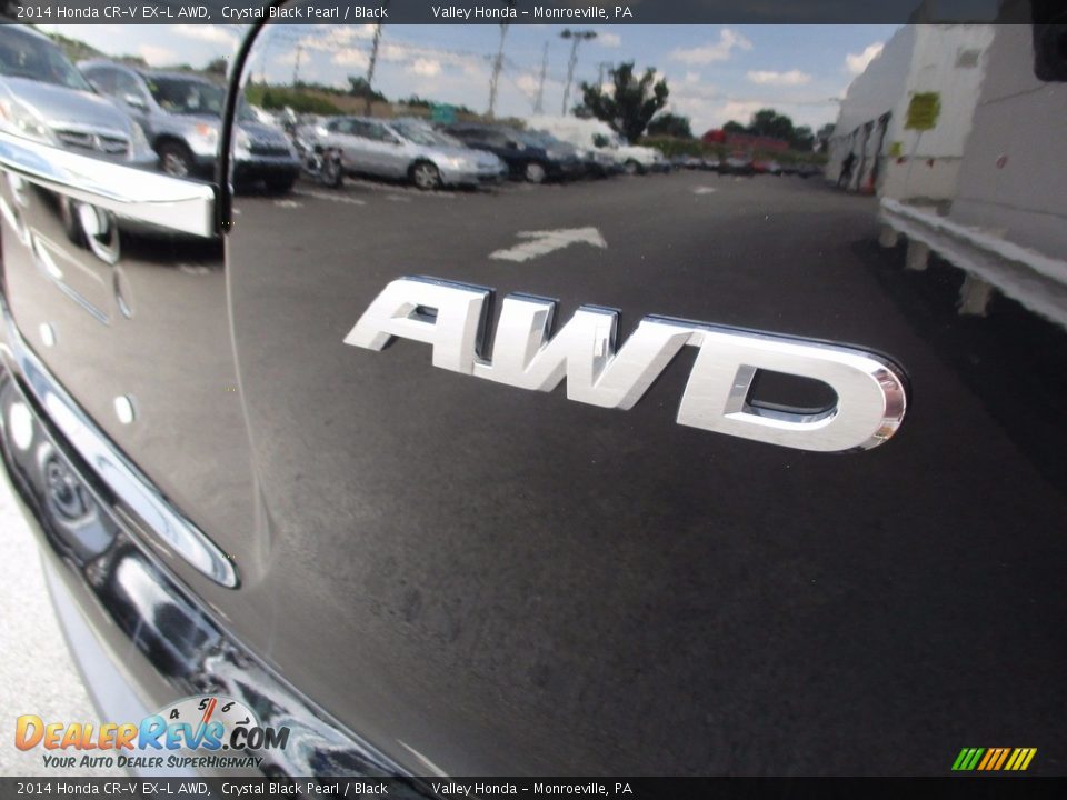 2014 Honda CR-V EX-L AWD Crystal Black Pearl / Black Photo #6
