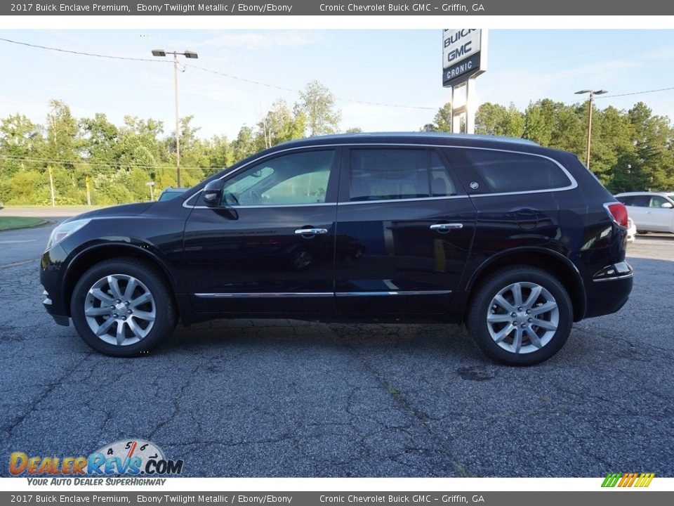2017 Buick Enclave Premium Ebony Twilight Metallic / Ebony/Ebony Photo #4