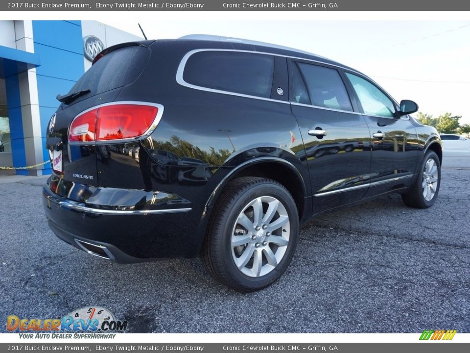 2017 Buick Enclave Premium Ebony Twilight Metallic / Ebony/Ebony Photo #7