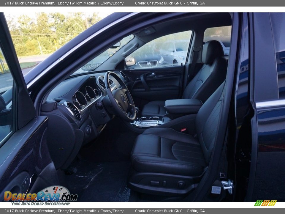 2017 Buick Enclave Premium Ebony Twilight Metallic / Ebony/Ebony Photo #9