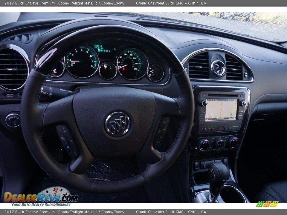 2017 Buick Enclave Premium Ebony Twilight Metallic / Ebony/Ebony Photo #10