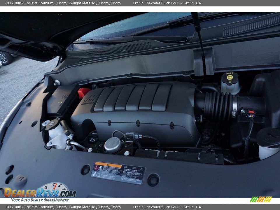 2017 Buick Enclave Premium Ebony Twilight Metallic / Ebony/Ebony Photo #12