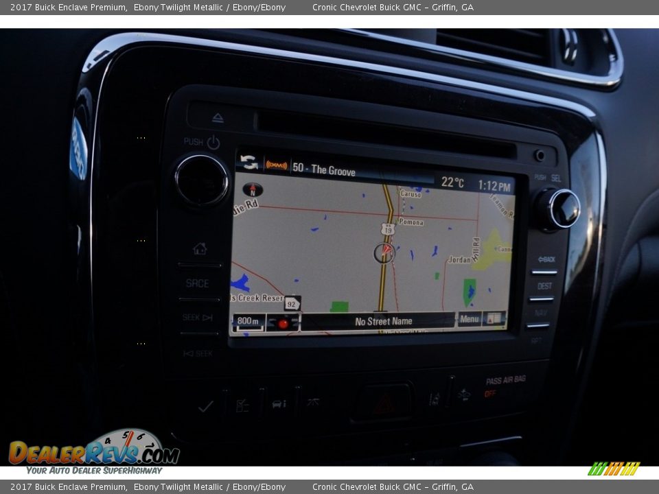 2017 Buick Enclave Premium Ebony Twilight Metallic / Ebony/Ebony Photo #14