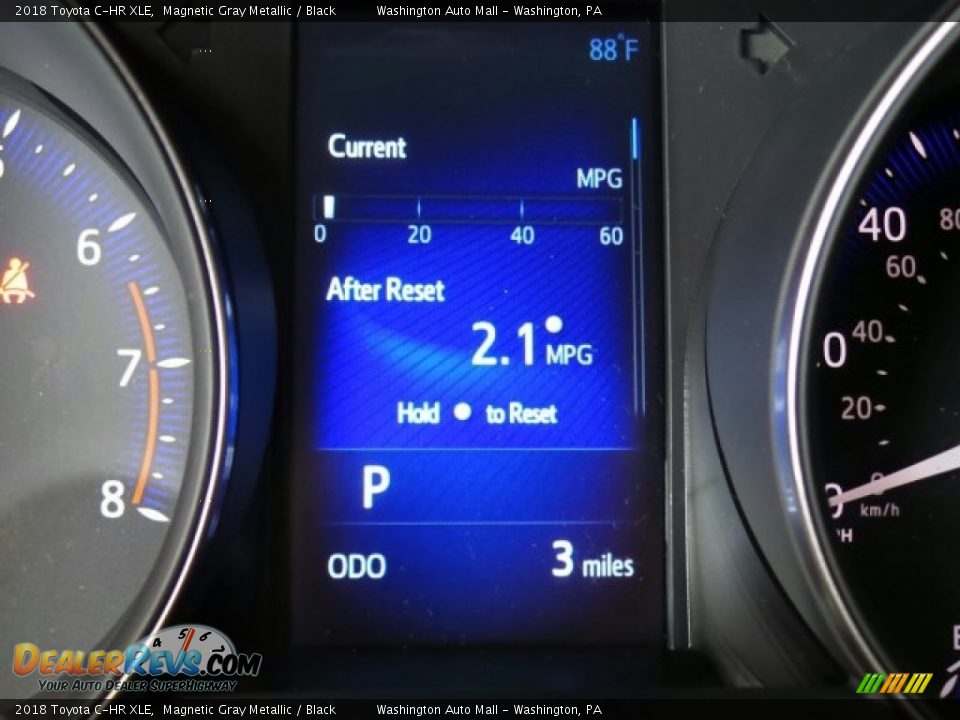 2018 Toyota C-HR XLE Magnetic Gray Metallic / Black Photo #15