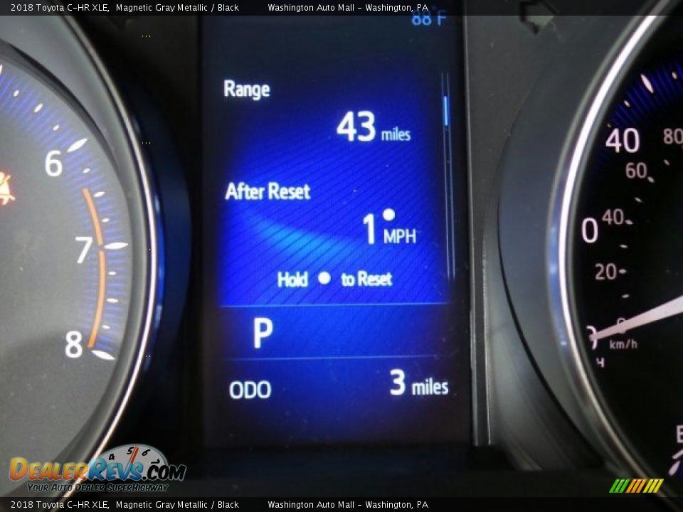 2018 Toyota C-HR XLE Magnetic Gray Metallic / Black Photo #16