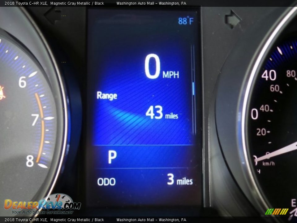 2018 Toyota C-HR XLE Magnetic Gray Metallic / Black Photo #17