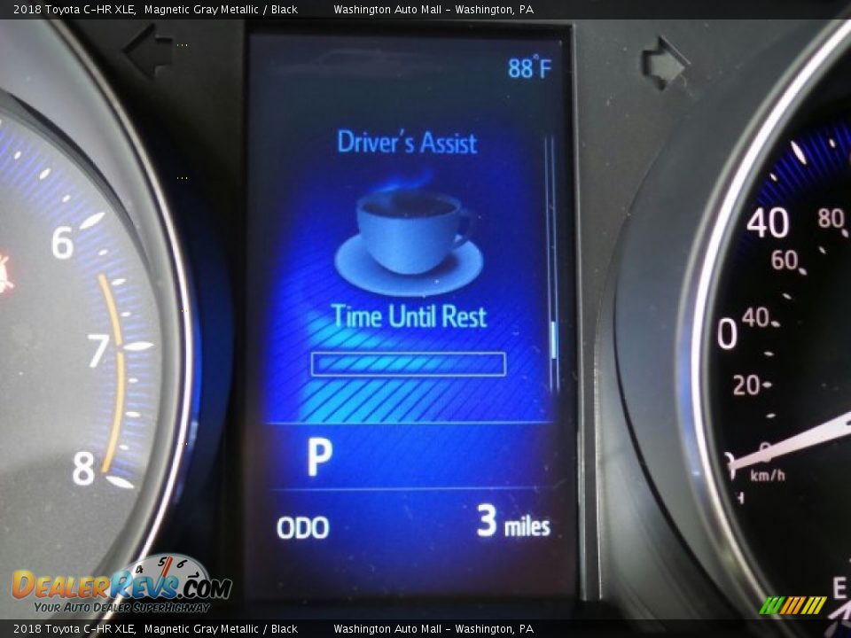 2018 Toyota C-HR XLE Magnetic Gray Metallic / Black Photo #19