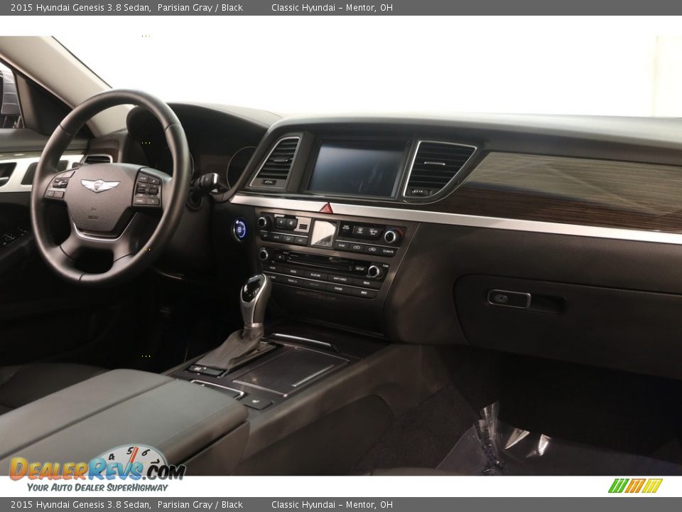 2015 Hyundai Genesis 3.8 Sedan Parisian Gray / Black Photo #21