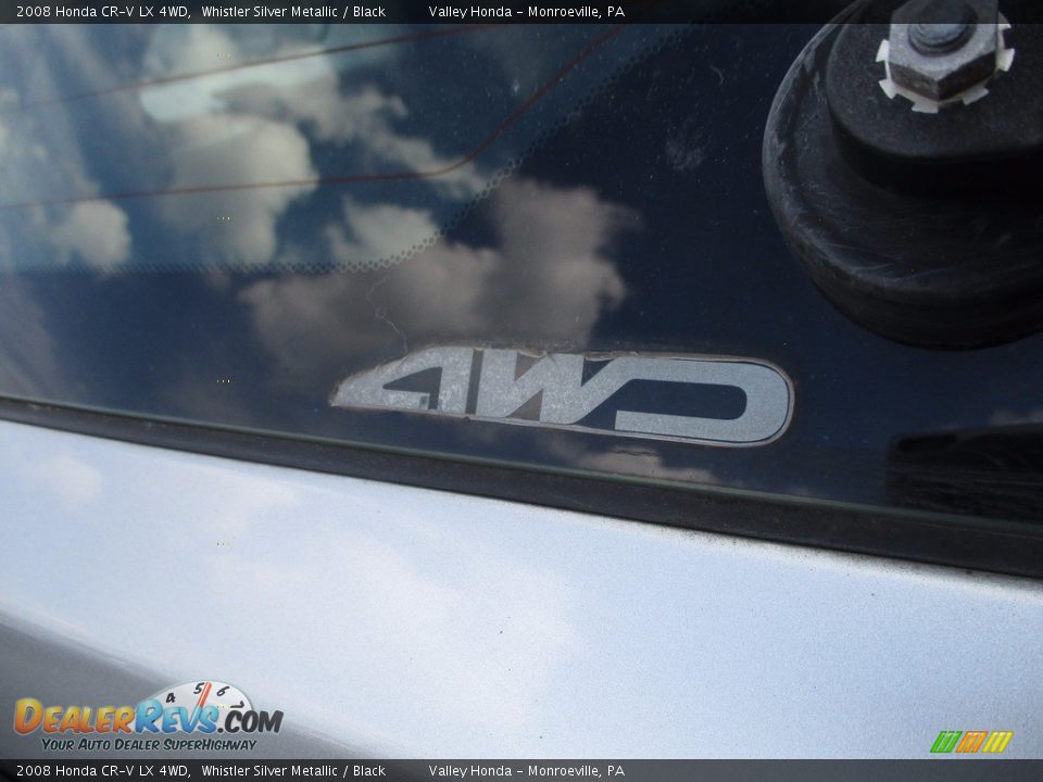 2008 Honda CR-V LX 4WD Whistler Silver Metallic / Black Photo #6