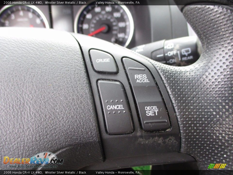 2008 Honda CR-V LX 4WD Whistler Silver Metallic / Black Photo #17