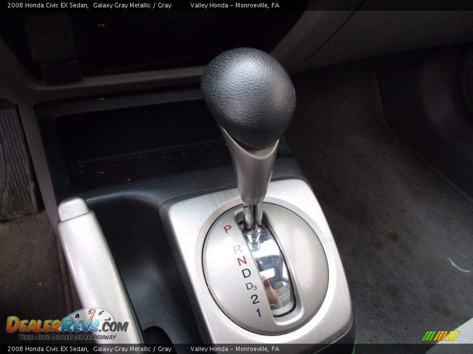 2008 Honda Civic EX Sedan Galaxy Gray Metallic / Gray Photo #16