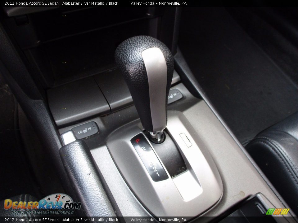 2012 Honda Accord SE Sedan Alabaster Silver Metallic / Black Photo #14