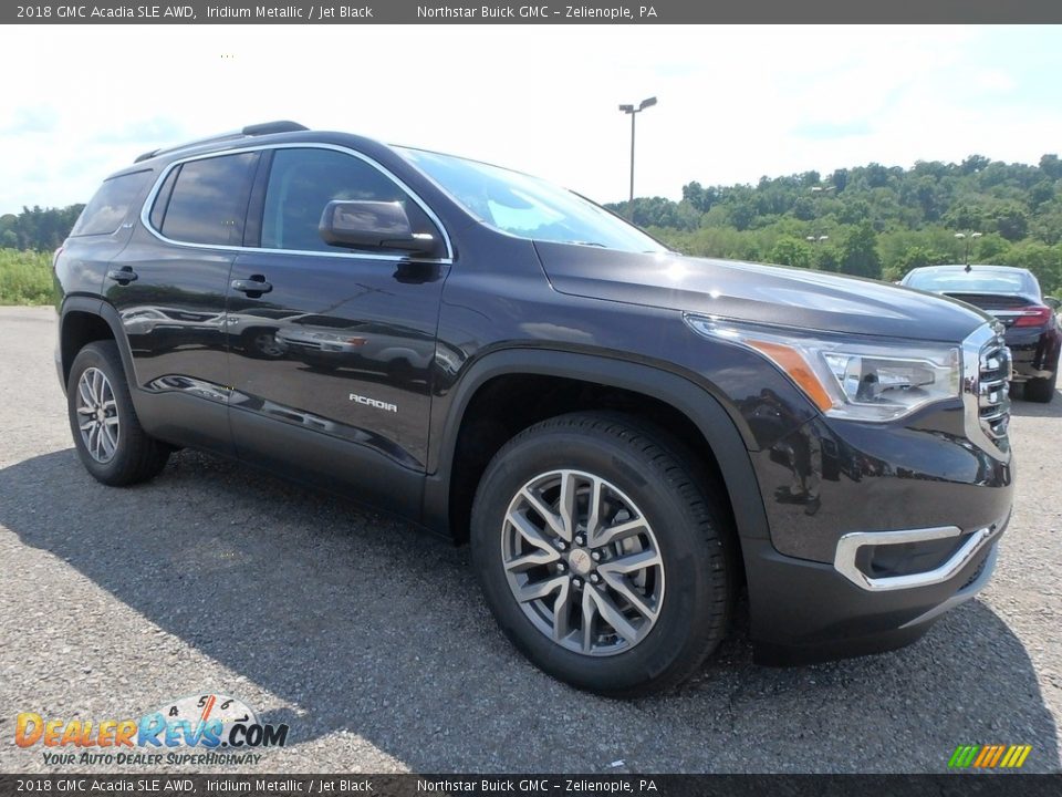 2018 GMC Acadia SLE AWD Iridium Metallic / Jet Black Photo #3