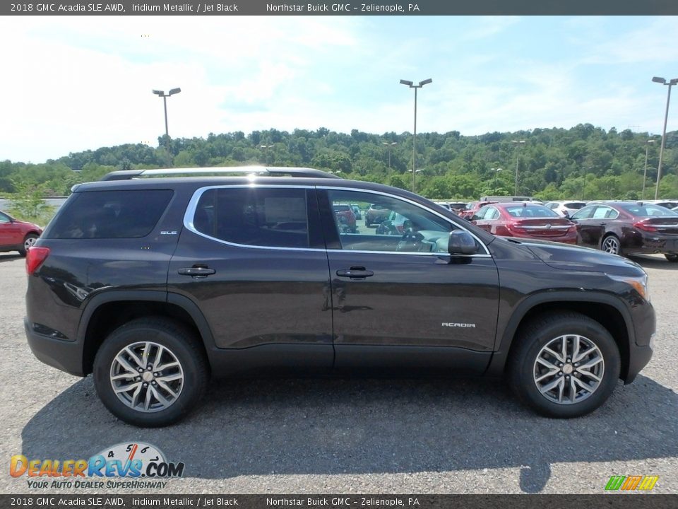 2018 GMC Acadia SLE AWD Iridium Metallic / Jet Black Photo #4