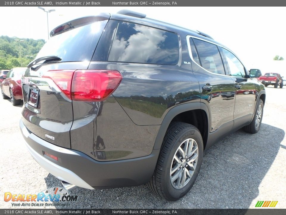 2018 GMC Acadia SLE AWD Iridium Metallic / Jet Black Photo #5