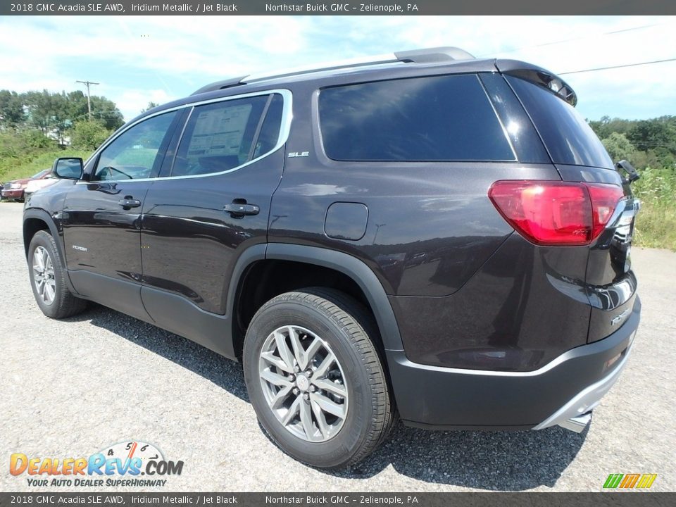2018 GMC Acadia SLE AWD Iridium Metallic / Jet Black Photo #7