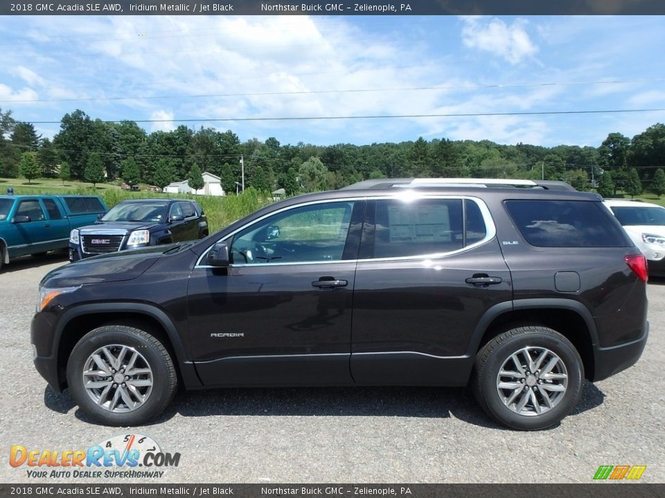 2018 GMC Acadia SLE AWD Iridium Metallic / Jet Black Photo #8