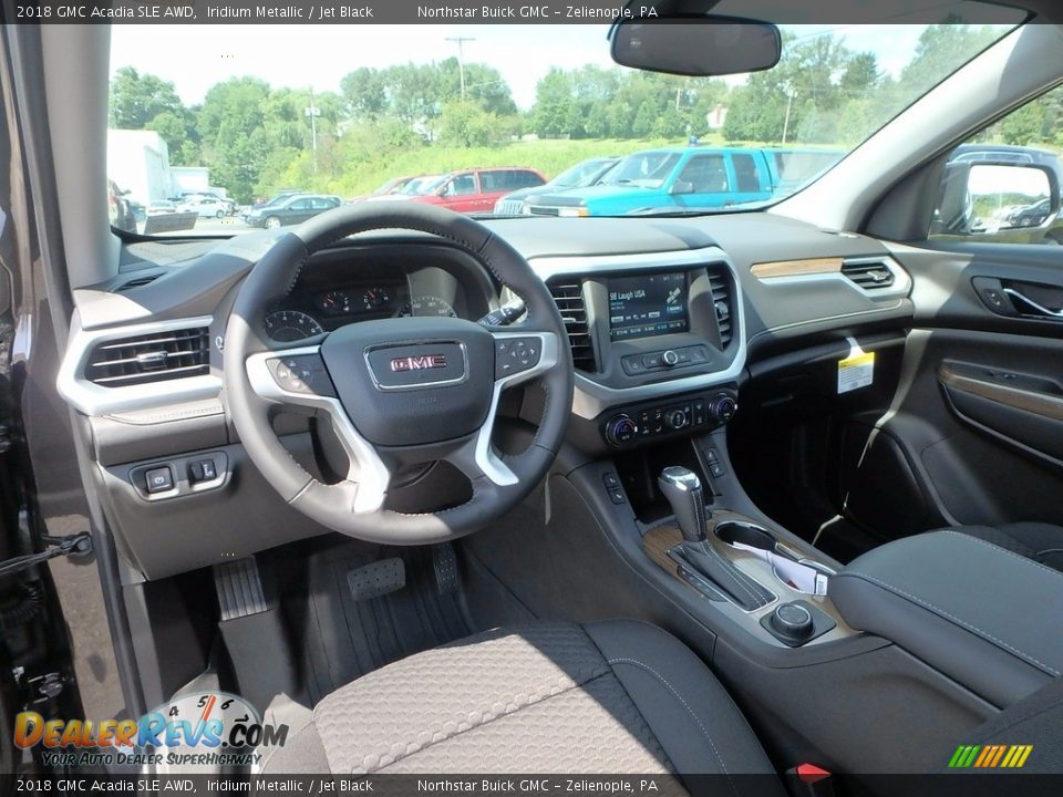 2018 GMC Acadia SLE AWD Iridium Metallic / Jet Black Photo #13