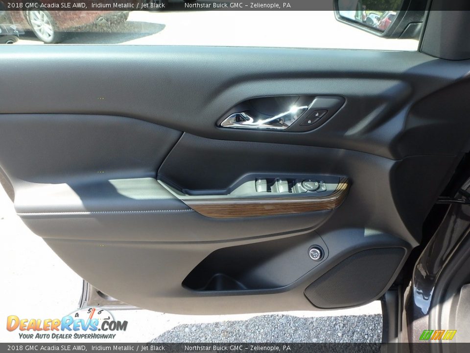 2018 GMC Acadia SLE AWD Iridium Metallic / Jet Black Photo #14