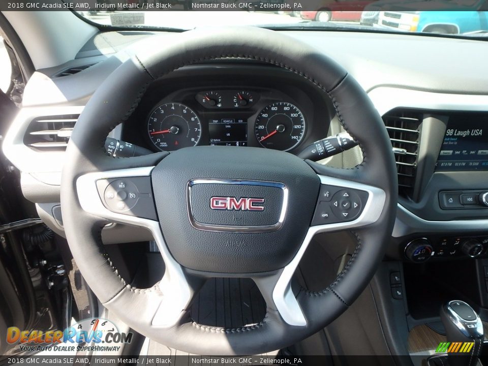 2018 GMC Acadia SLE AWD Iridium Metallic / Jet Black Photo #16