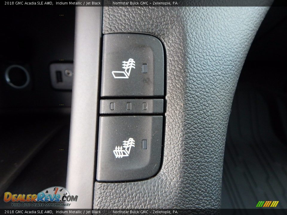 2018 GMC Acadia SLE AWD Iridium Metallic / Jet Black Photo #18