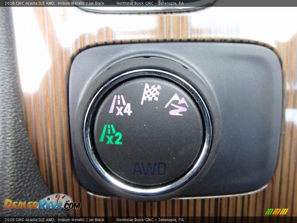 2018 GMC Acadia SLE AWD Iridium Metallic / Jet Black Photo #19