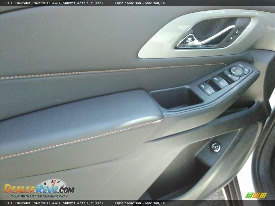 2018 Chevrolet Traverse LT AWD Summit White / Jet Black Photo #2