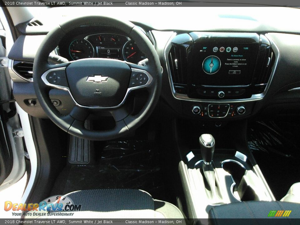 2018 Chevrolet Traverse LT AWD Summit White / Jet Black Photo #8