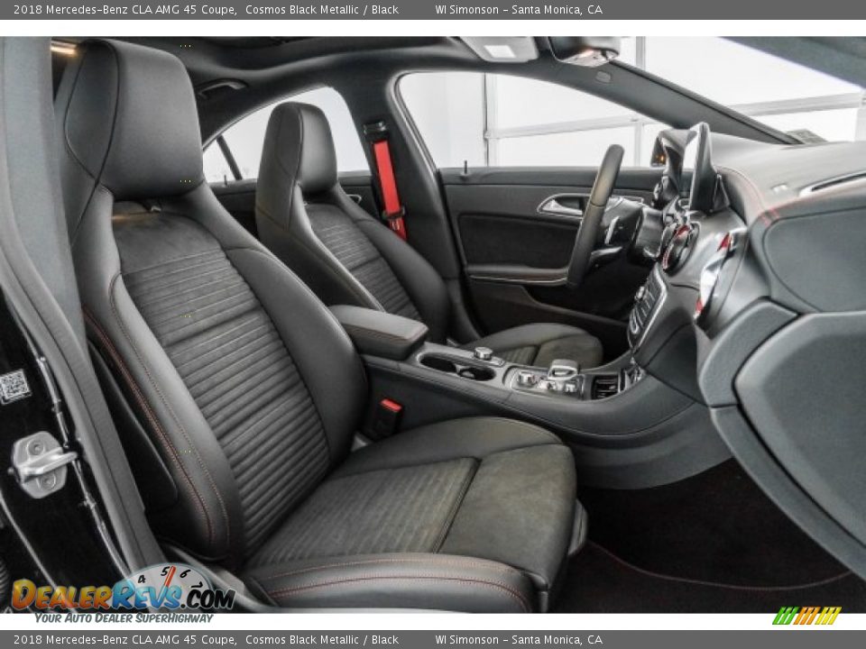 Black Interior - 2018 Mercedes-Benz CLA AMG 45 Coupe Photo #2