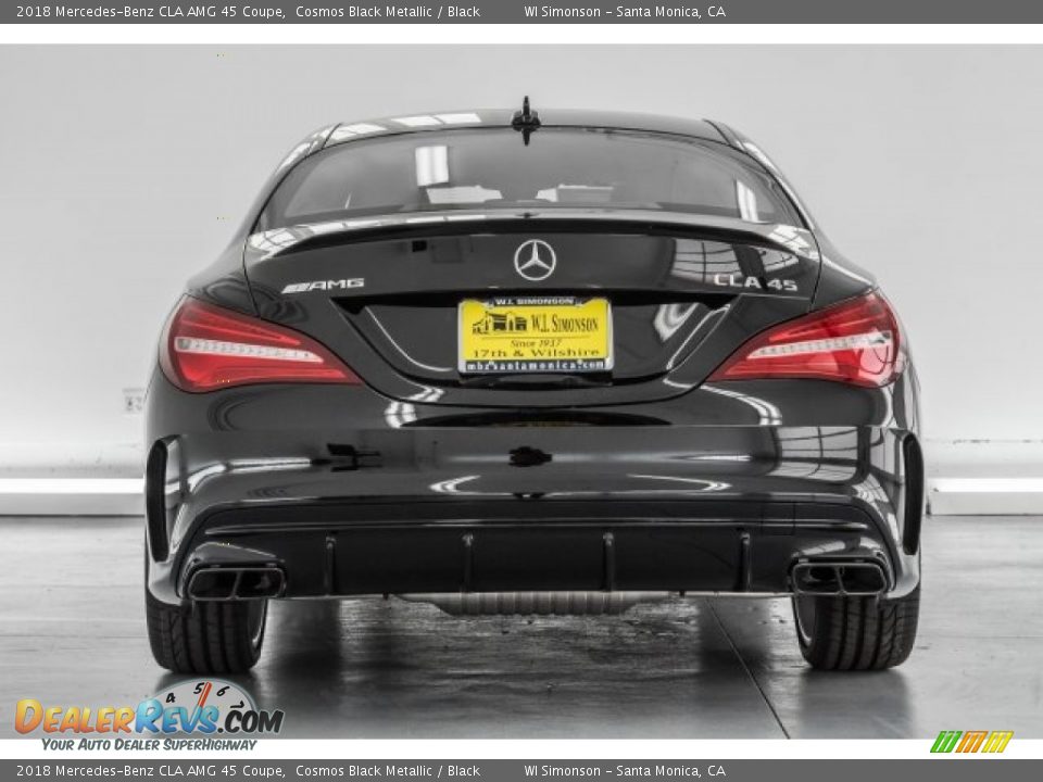 2018 Mercedes-Benz CLA AMG 45 Coupe Cosmos Black Metallic / Black Photo #4