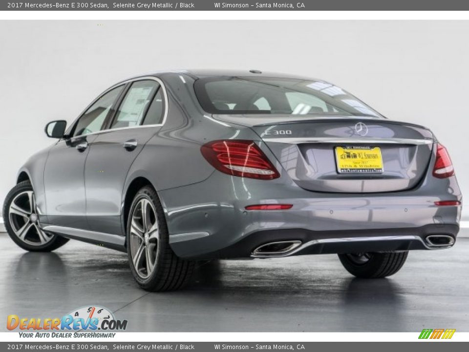 2017 Mercedes-Benz E 300 Sedan Selenite Grey Metallic / Black Photo #3