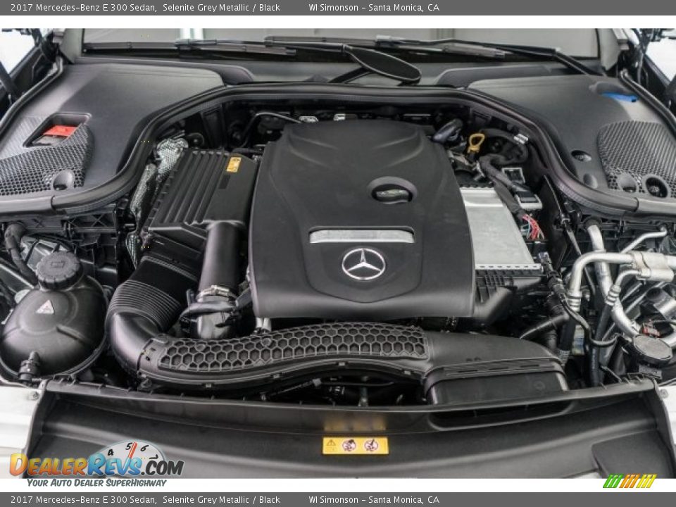 2017 Mercedes-Benz E 300 Sedan Selenite Grey Metallic / Black Photo #8