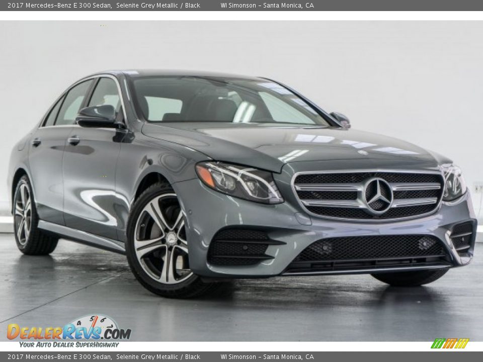 2017 Mercedes-Benz E 300 Sedan Selenite Grey Metallic / Black Photo #12