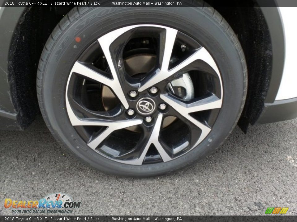 2018 Toyota C-HR XLE Blizzard White Pearl / Black Photo #3